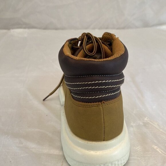 Air Underground Titan‎ Hiker Boots Women’s  9.5M Brown Faux Leather Gorpcore - Picture 7 of 12